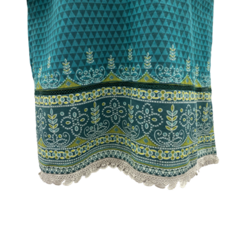 Green Neck Embriodered Khaddar Shirt Dupata - Image 6