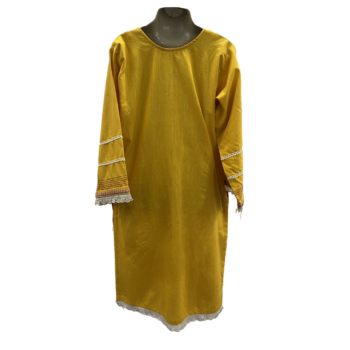 Yellow Emboridery 2Pcs Dupata and shirt - Image 7