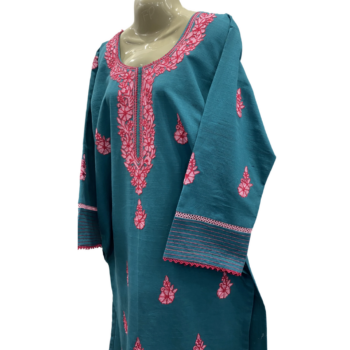 Embroidered  Khaddar Two Piece - Image 3