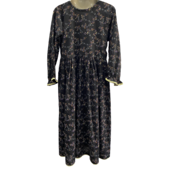 Black khaddar frock - Image 2