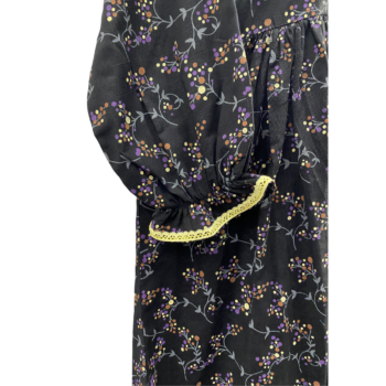 Black khaddar frock - Image 4