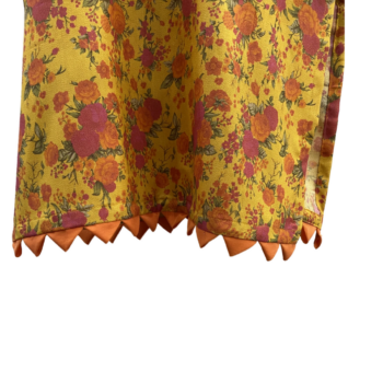 Yellow  Mustard Dhank 3 piece - Image 5