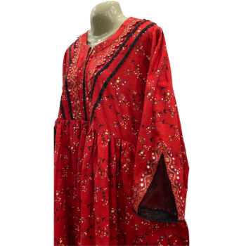 Traditional Frocks ( Red Color ) - Image 4