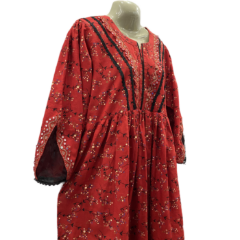 Traditional Frocks ( Red Color ) - Image 3